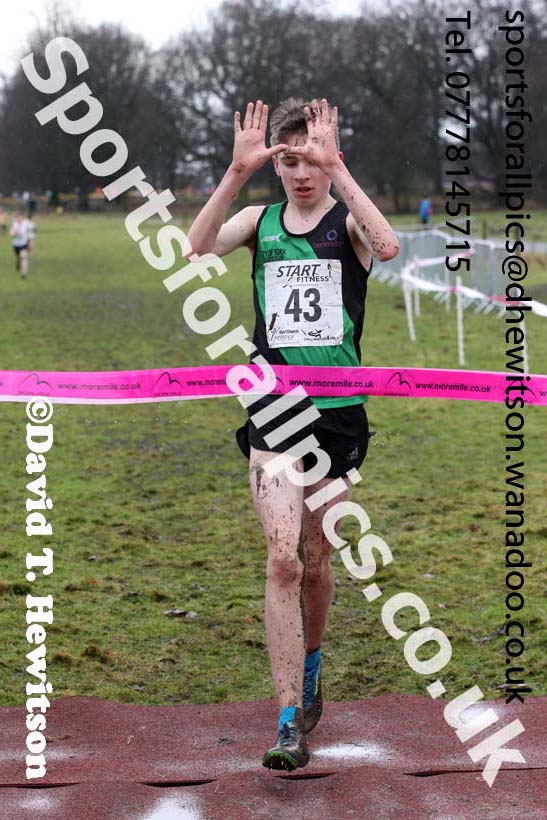 Mens under-17s Northern Cross Country, Knowsley Safari Park. Photo: David T. Hewitson/Sports for All Pics